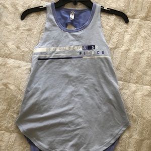 under armour purple sports tank top